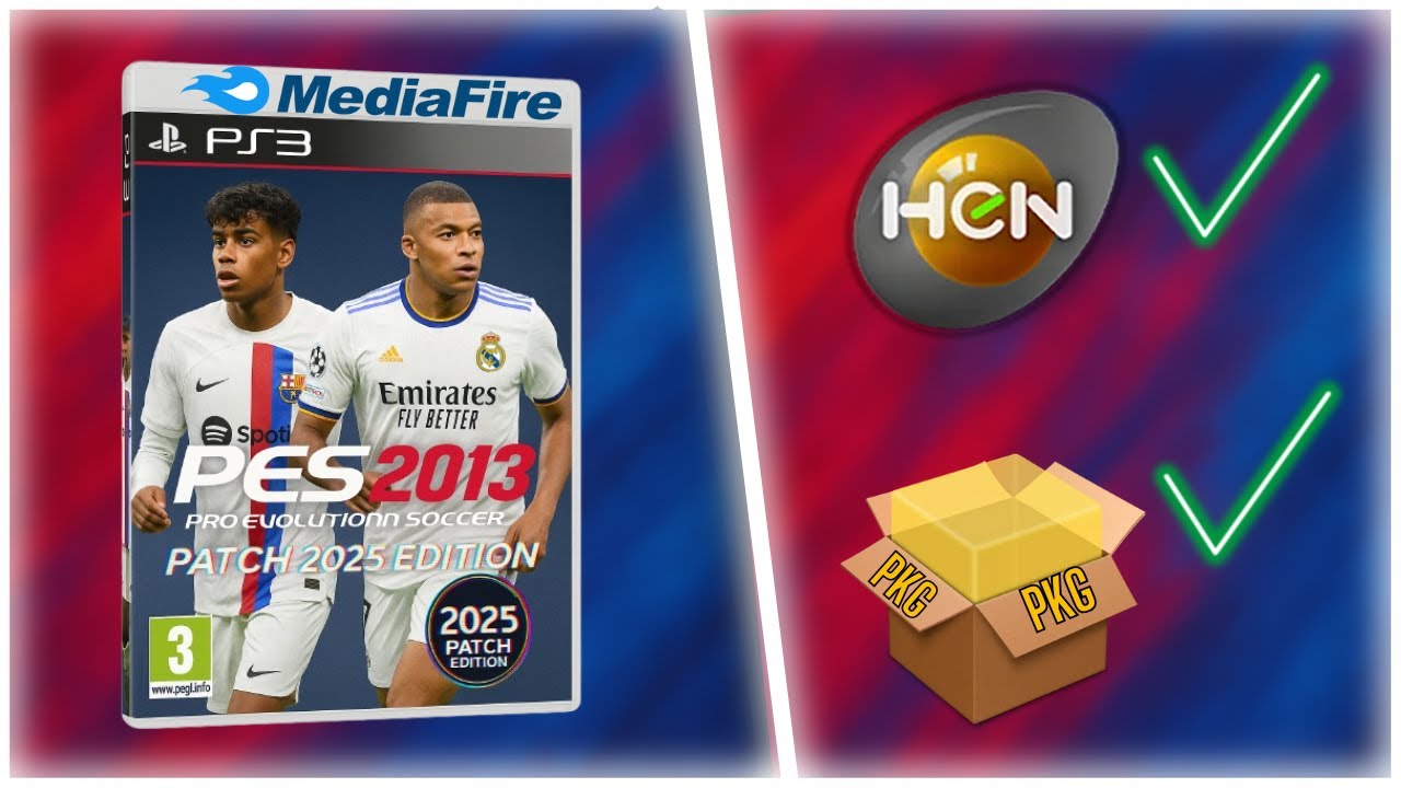 PES 2013 PS3 | Best 2025 Patch – Free Download via MediaFire Link!