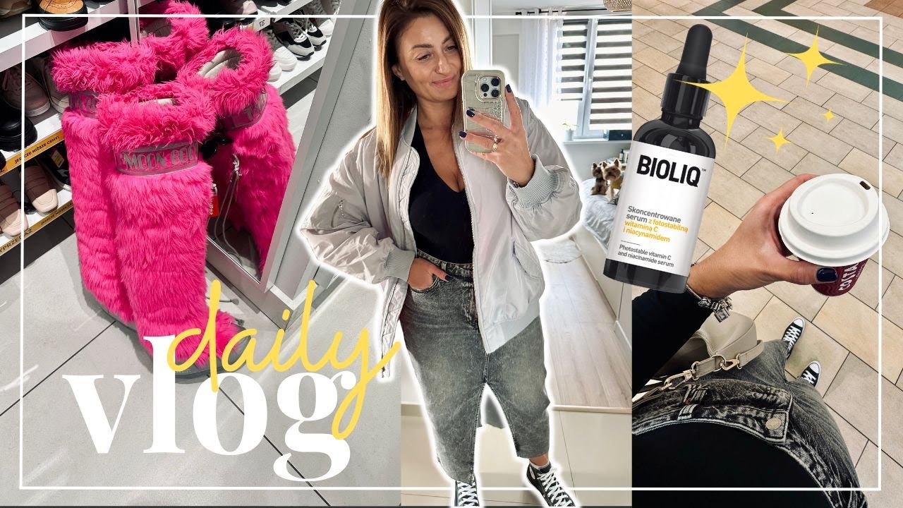 DAILY VLOG☕️: JESIENIARA🍁NOWE BUTY/ZAKUPY/GĘSTE WŁOSY I NAJLEPSZE SERUM NA PRZEBARWIENIA |Rozgadana