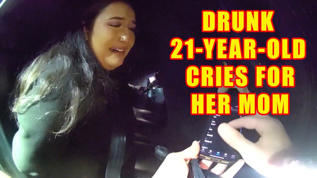Unlicensed and Drunk 21-Year-Old Cries for Her Mommy