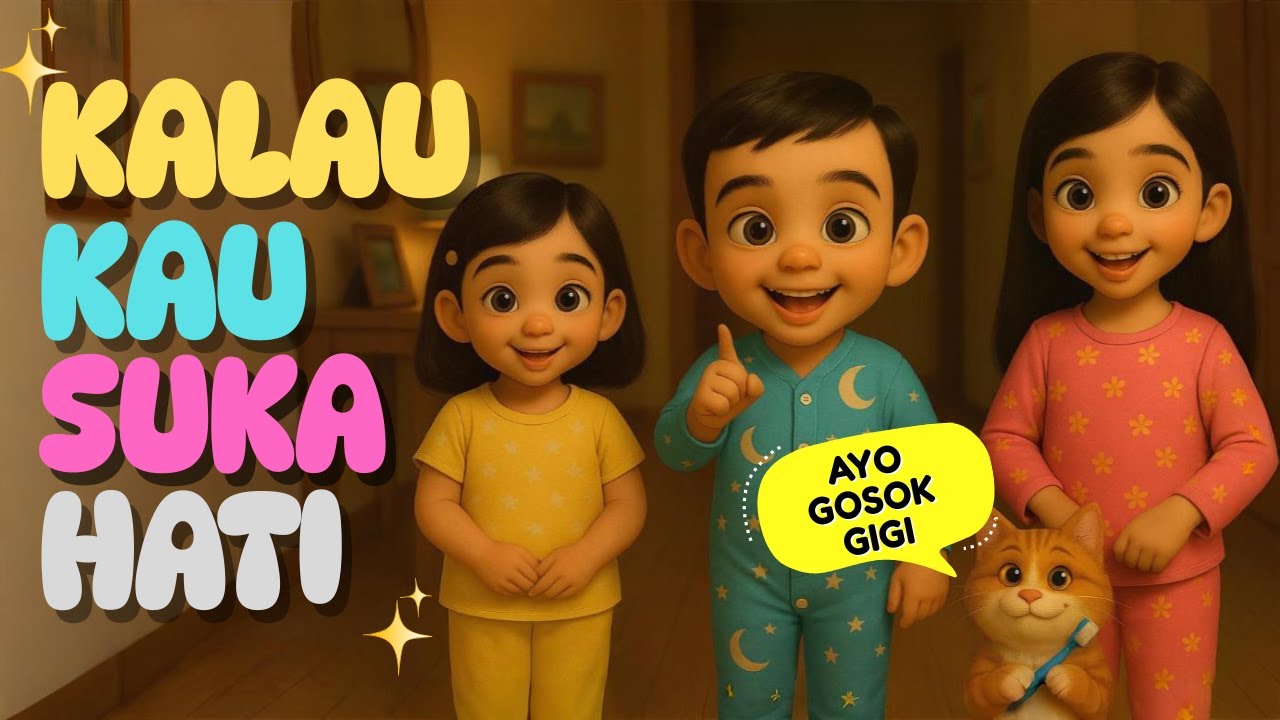 Kalau Kau Suka Hati - Lagu Anak Hebat | Cuci Tangan, Gosok Gigi, Peluk Mama Papa!