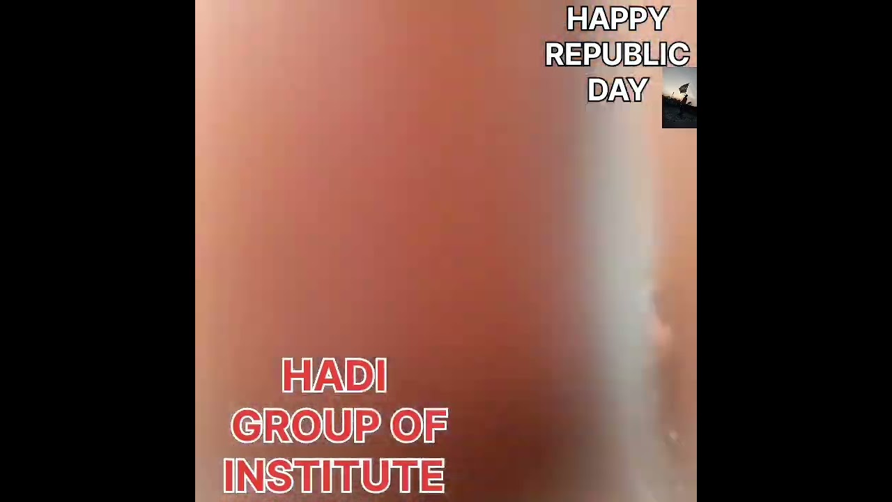 Republic day celebration HADI GROUP OF INSTITUTE #hadi #vocabs 