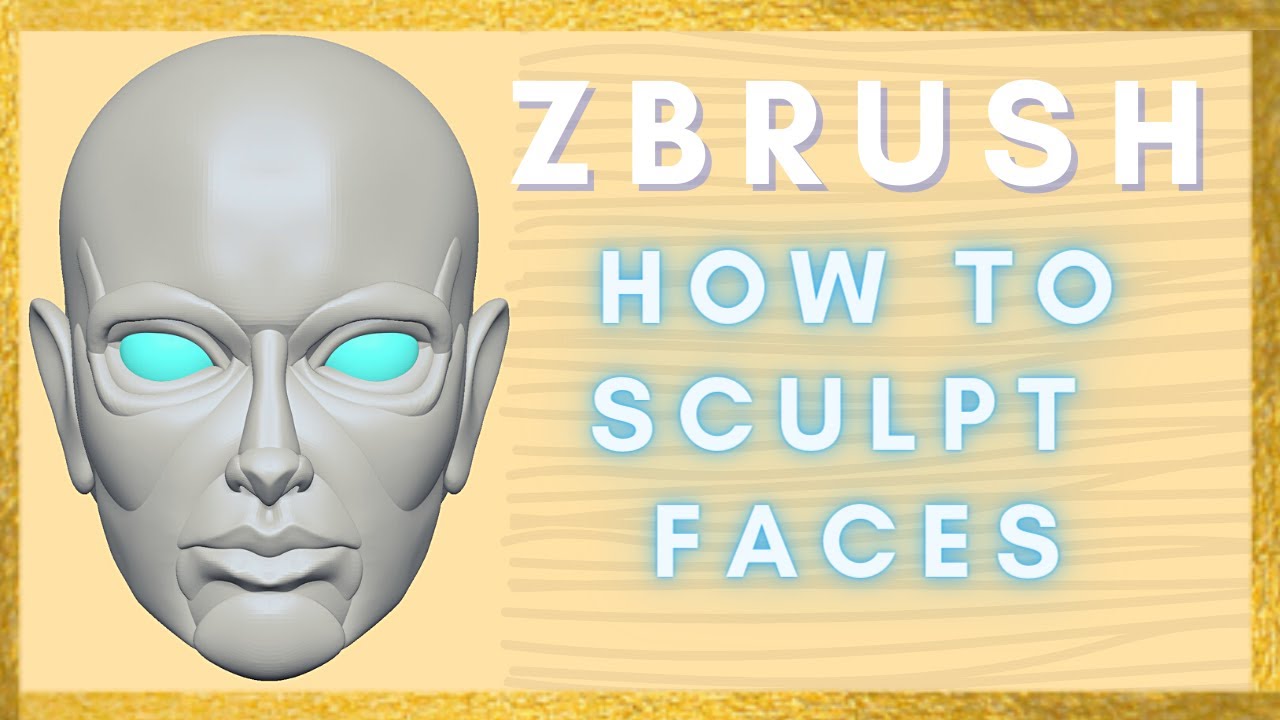 Лицо в Zbrush: как создать скульптуру лица — моделирование персонажа