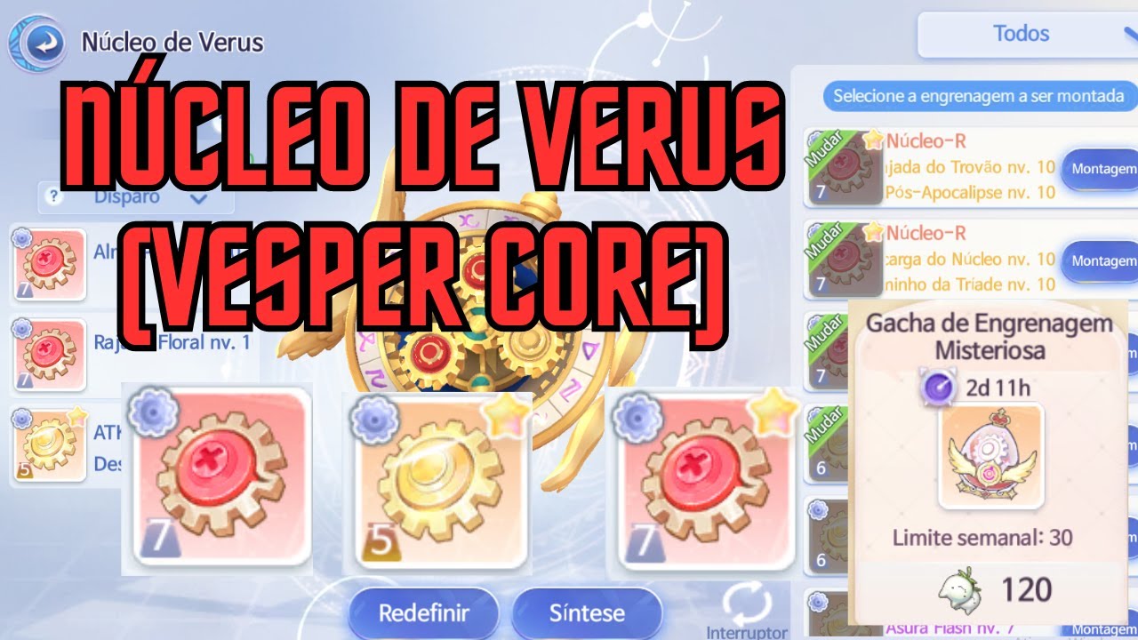Guia Geral - Núcleo Verus (Vesper Core - Ragnarok Origin)