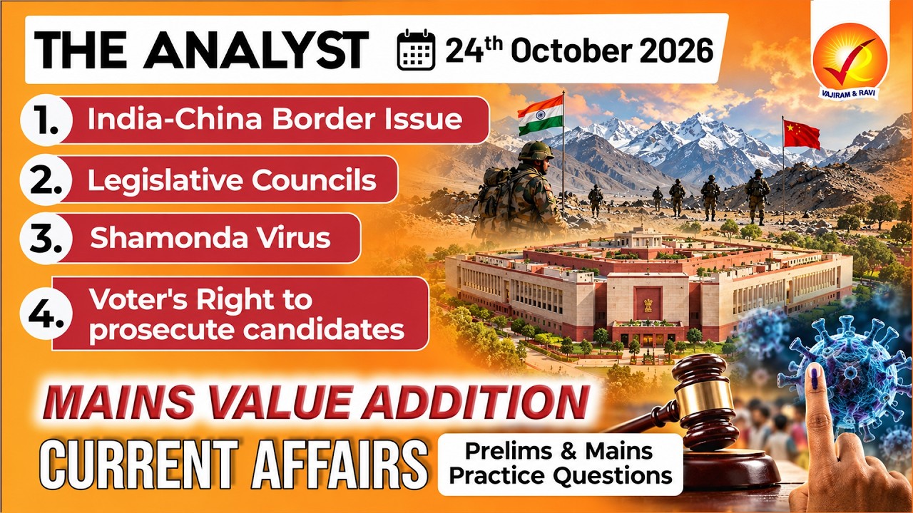 Current Affairs Today 24 Oct 2026 I UPSC Daily Current Affairs I The Hindu Analysis I The Analyst