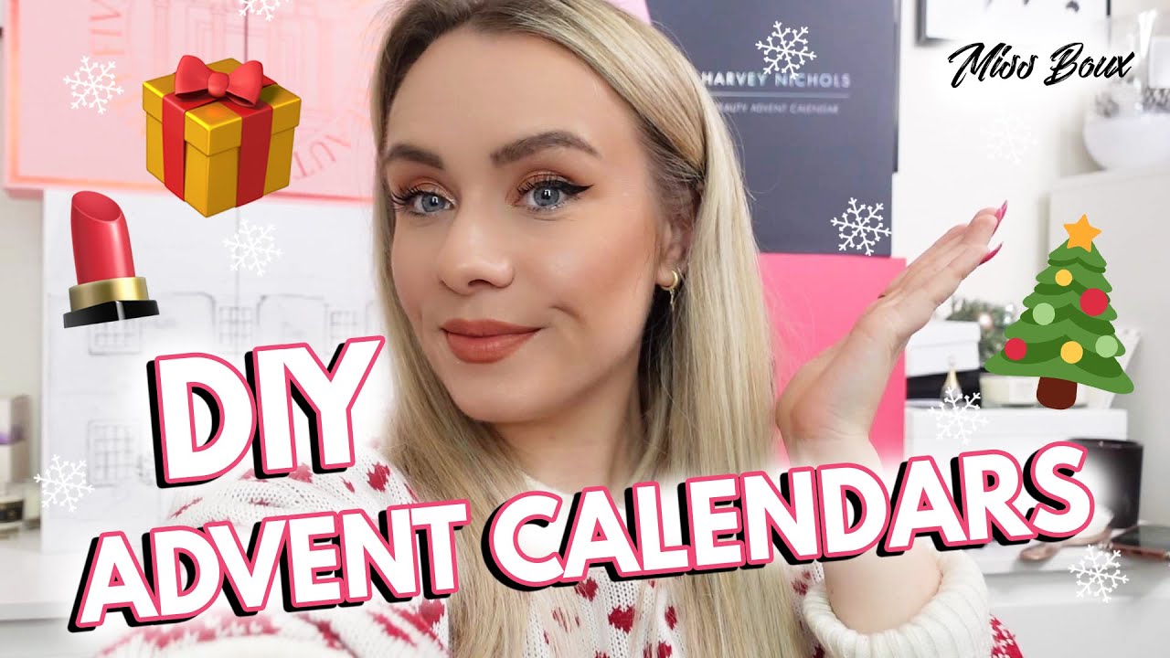 Making my own BEAUTY ADVENT CALENDARS for friends & family! DIY Beauty Advent Calendars | MISS BOUX