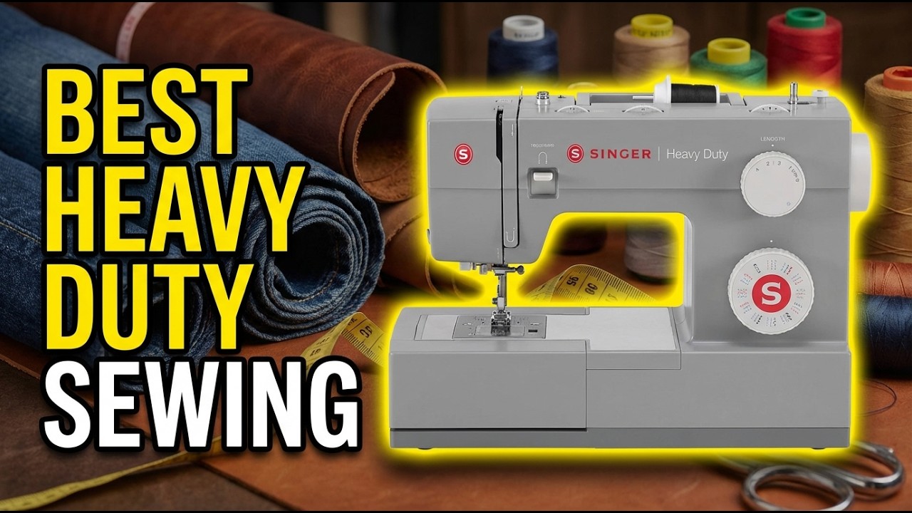 Best Heavy Duty Sewing Machine 2026: Top 5 for Leather, Denim & Thick Fabrics