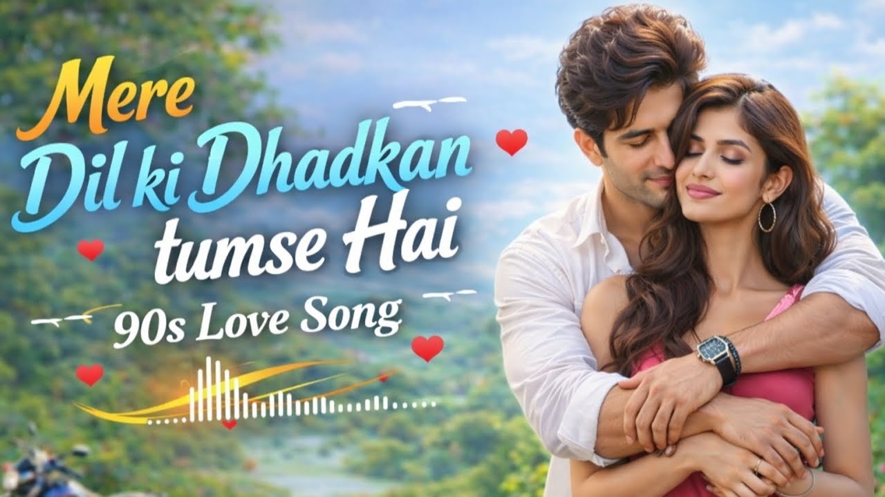 Mere Dil Ki Dhadkan Tumse Hai 💖 | 90s Love Song | Romantic Hindi Song 2026
