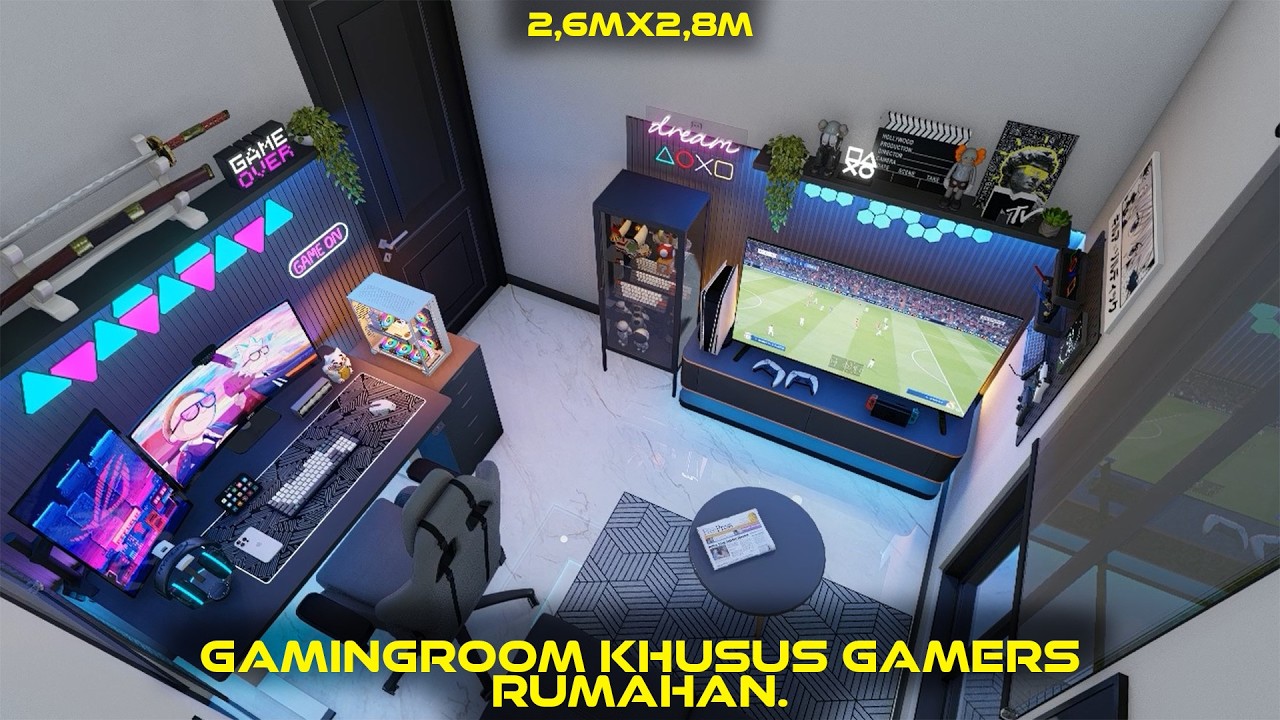 RUANG SANTAI BUAT GAMERS RUMAHAN.