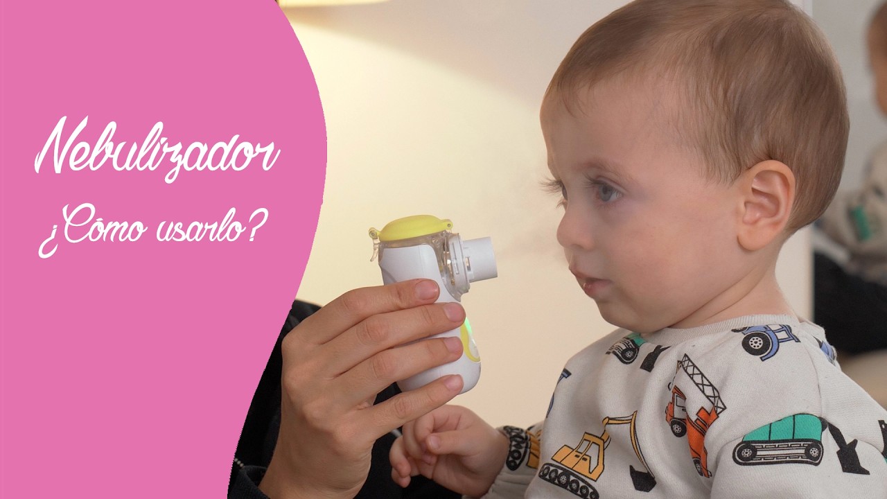 💦 NEBULIZADOR en Bebés y en Niños. Qué es y cómo utilizarlo. FISIOTERAPIA RESPIRATORIA