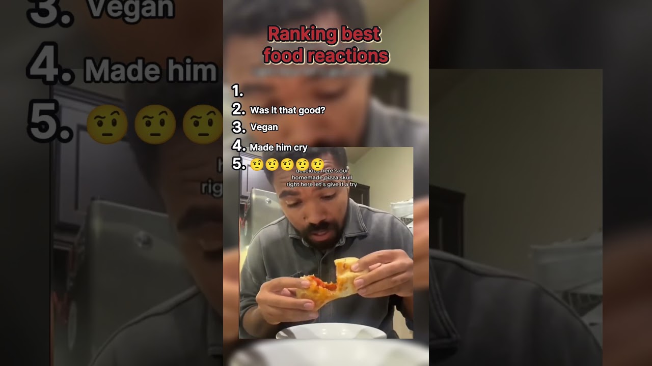 Ranking the FUNNIEST food reactions! #food #funny #shorts #viralclips #funnymoments #foodreaction