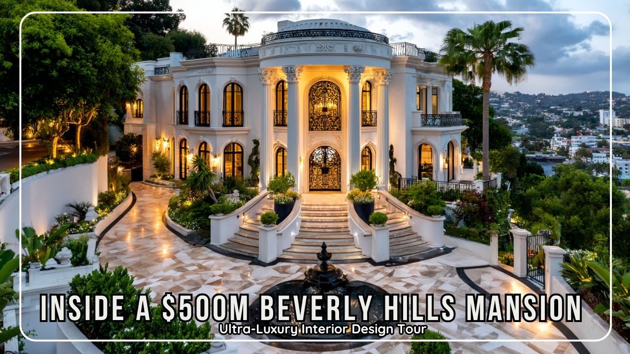 Inside a $500M Beverly Hills Mansion 🏛️ | Ultra-Luxury Interior Design Tour