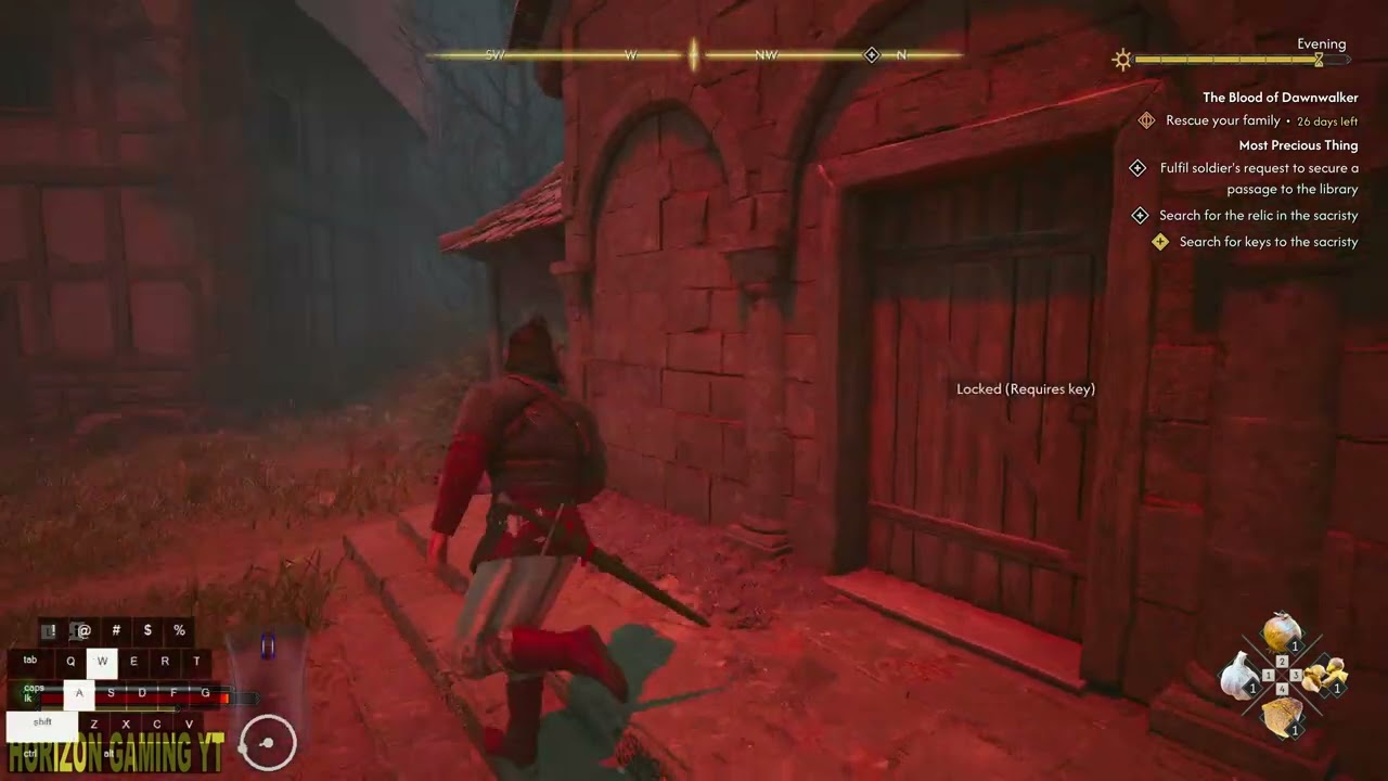 How to Search for keys to the Sacristy in Most Precious Thing - The Blood of Dawnwalker