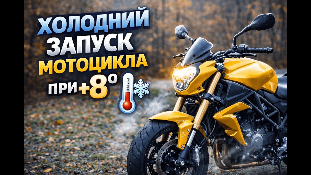 Холодний пуск Zonsen Carrera 300 при +8°C
