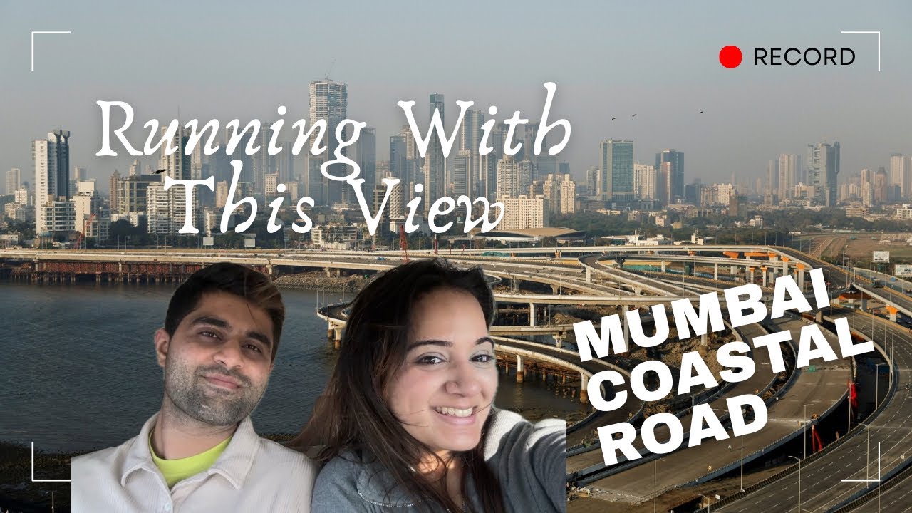 Mumbai Coastal Road | Marine Drive 2.0 | Promenade Walk & Run #mumbai #mumbaicoastalroad #vlog #fun 