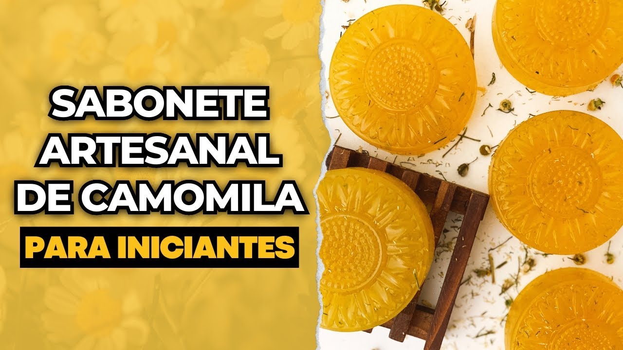 SABONETE ARTESANAL de CAMOMILA