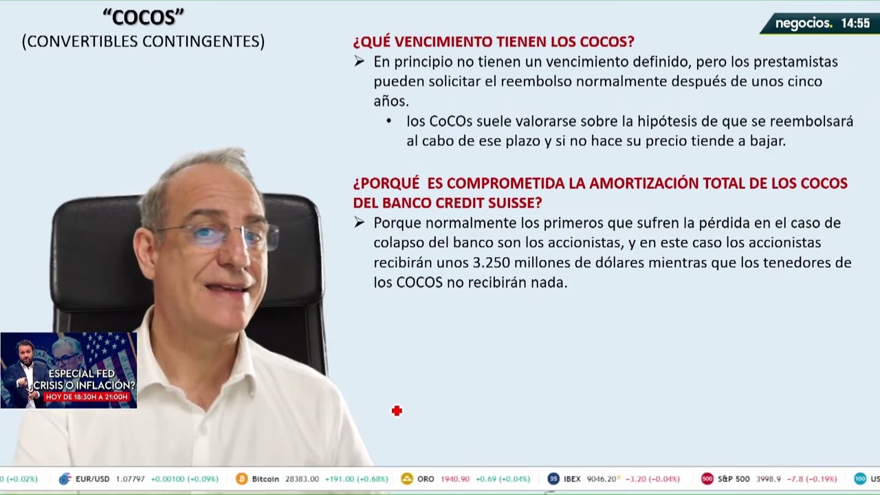 El colapso de Credit Suisse y el miedo a los CoCos