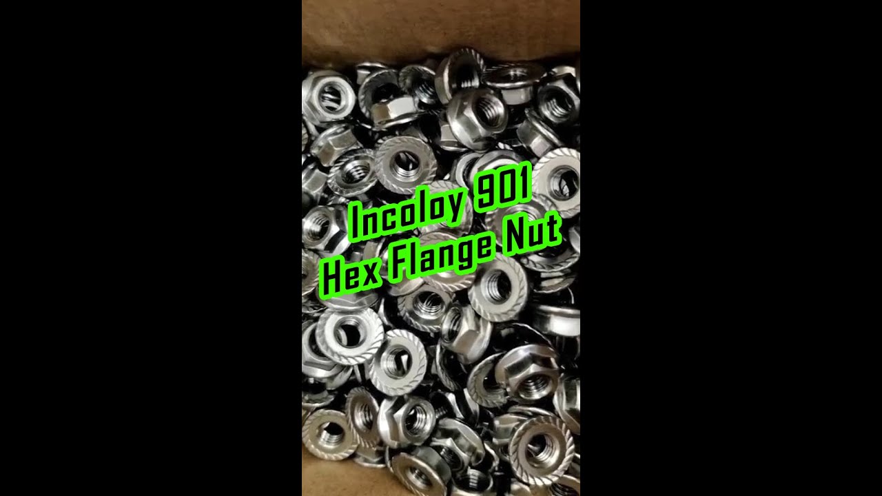Incoloy 901 hex flange nut  Manufacturer-JM Hardware&reg;