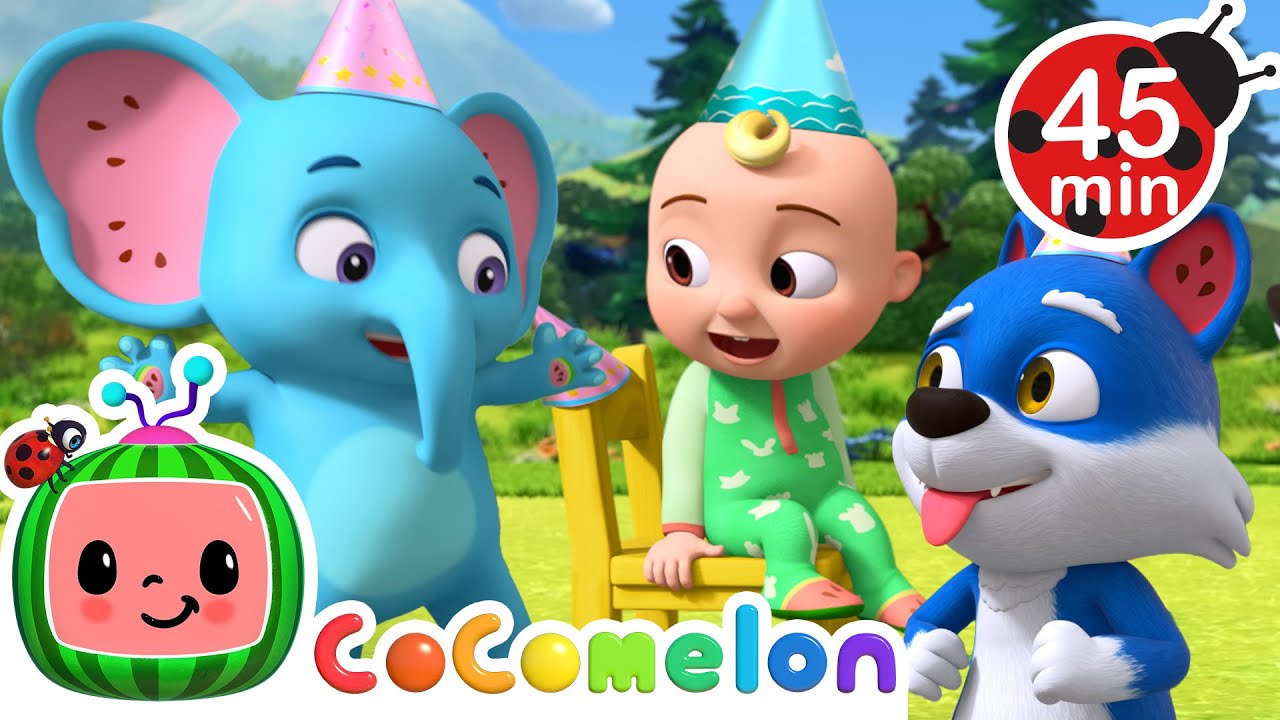 Musical Birthday Celebration! 🥳🎈Best Animal Songs Compilation | CoComelon Nursery Rhymes for Kids