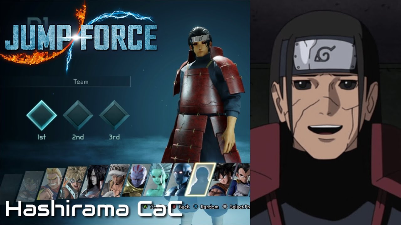 How make Re-animated Hashirama Senju in Jump Force
