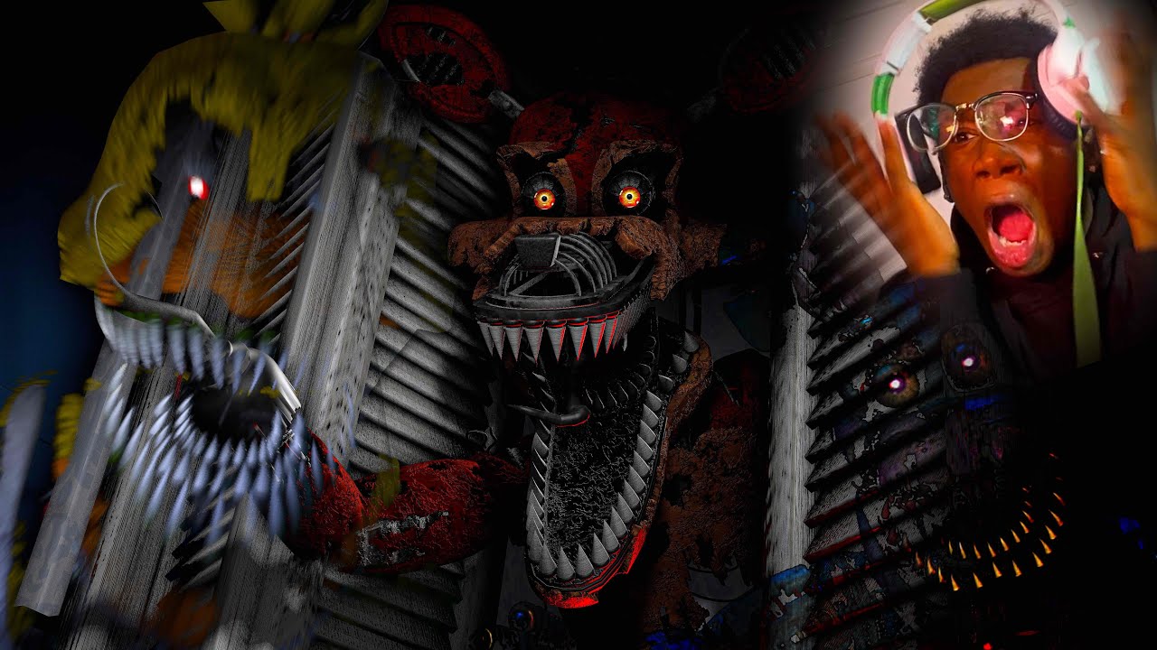 THERE IS NO STOPPING THESE ANIMATRONICS IN FNAF 4...
