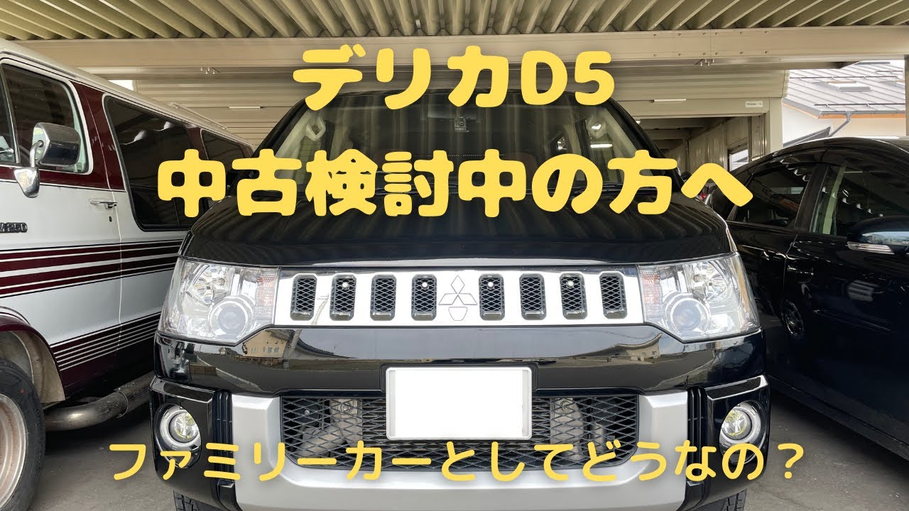 【デリカD5】中古購入検討中の方へ　収納や使いやすさなど紹介
