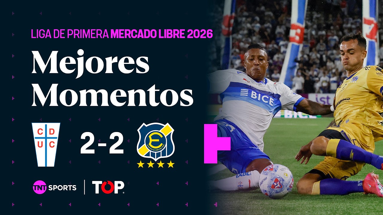 Compacto TOP | ⚪🔵 U. Católica 2 - 2 🔵🟡 Everton | Liga de Primera Mercado Libre 2026 - Fecha 7