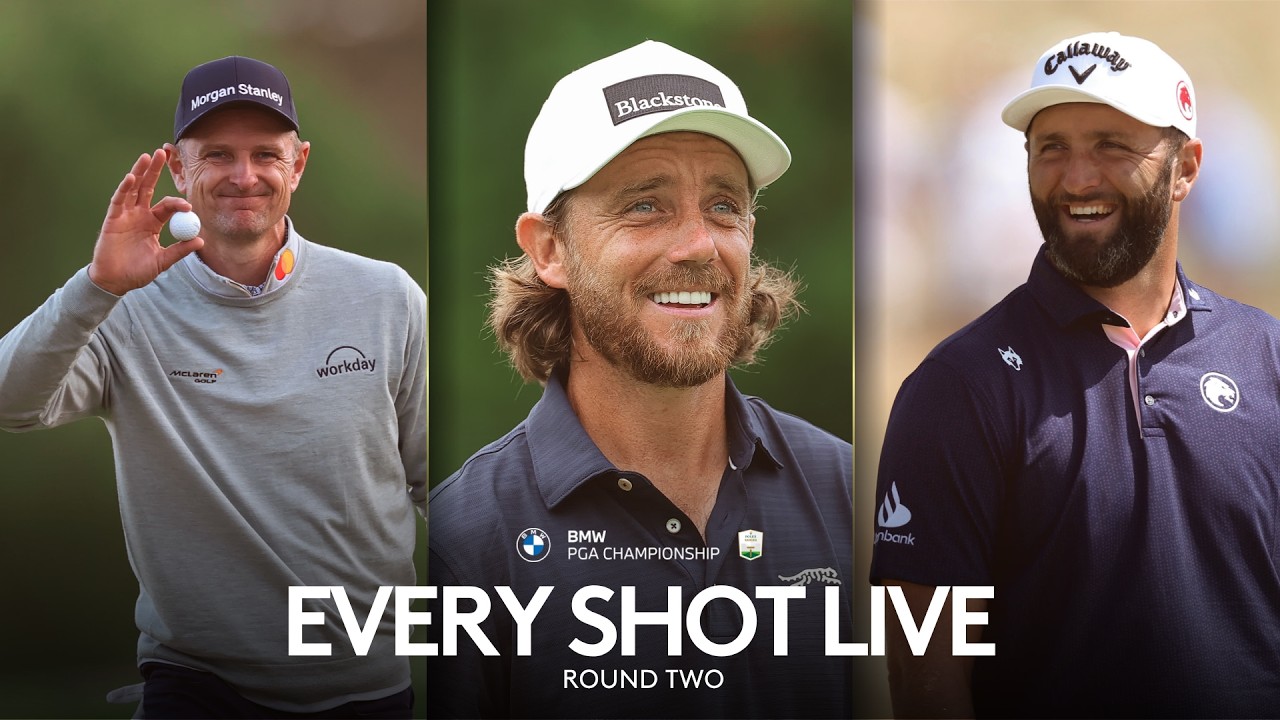 LIVE | Tommy Fleetwood, Jon Rahm, Justin Rose | 2026 BMW PGA Championship Day 2