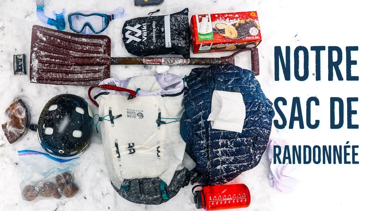 Qu'est ce que nous avons dans notre sac de RANDONNÉE ALPINE !?