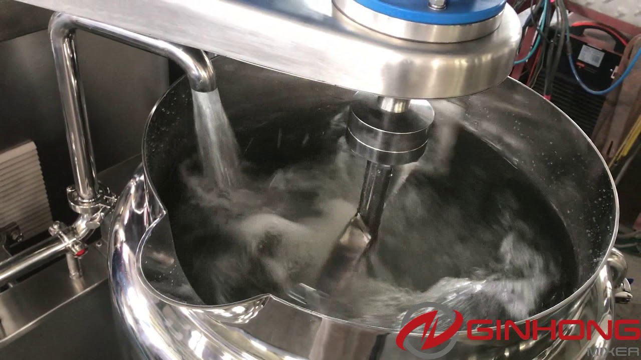 YX-50L lifting open mixing tank with emulsion pump