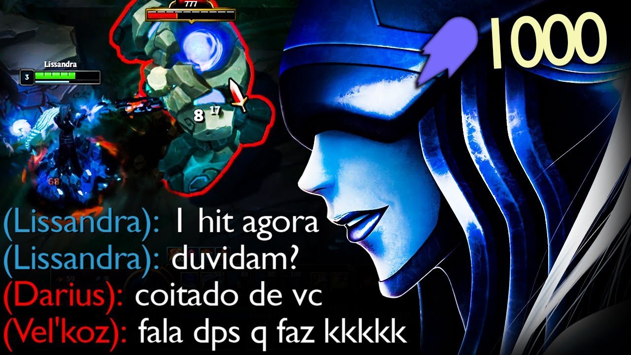 *1000 DE AP* LISSANDRA JUNGLE 1 HIT LA CADENCIA KKKKKKKKKK