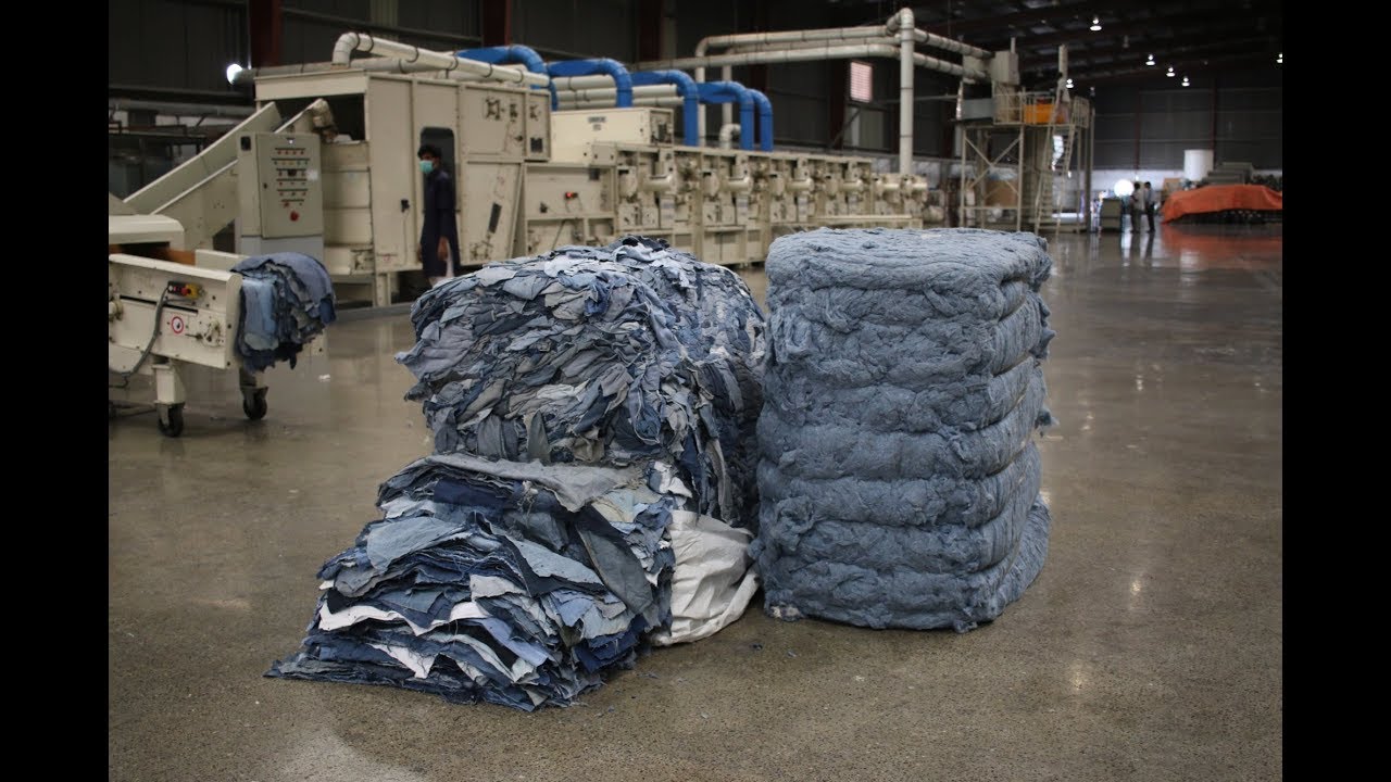 Recycling Used Denim Into New Cotton With AFGI's Post Consumer Waste (PCW) Machine