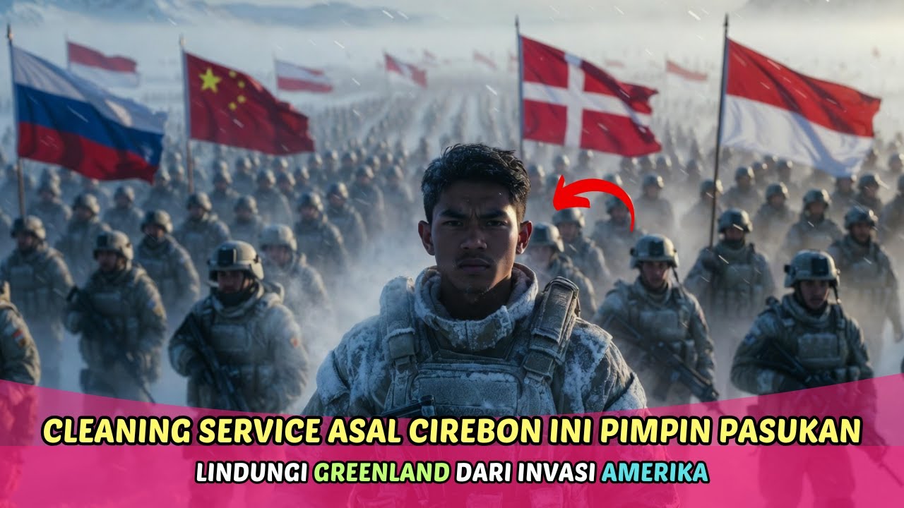 BANGGA‼️CLEANING SERVICE ASAL CIREBON INI LINDUNGI GREENLAND DARI INVASI AMERIKA