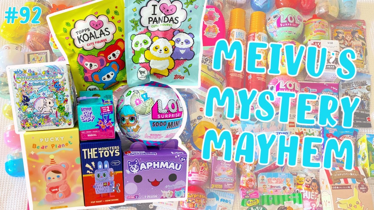 OPENING 8 BLIND BOXES! POP MART Pucky, Aphmau MeeMeows, LPS, Tokidoki, LOL Surprise! | MMM #92