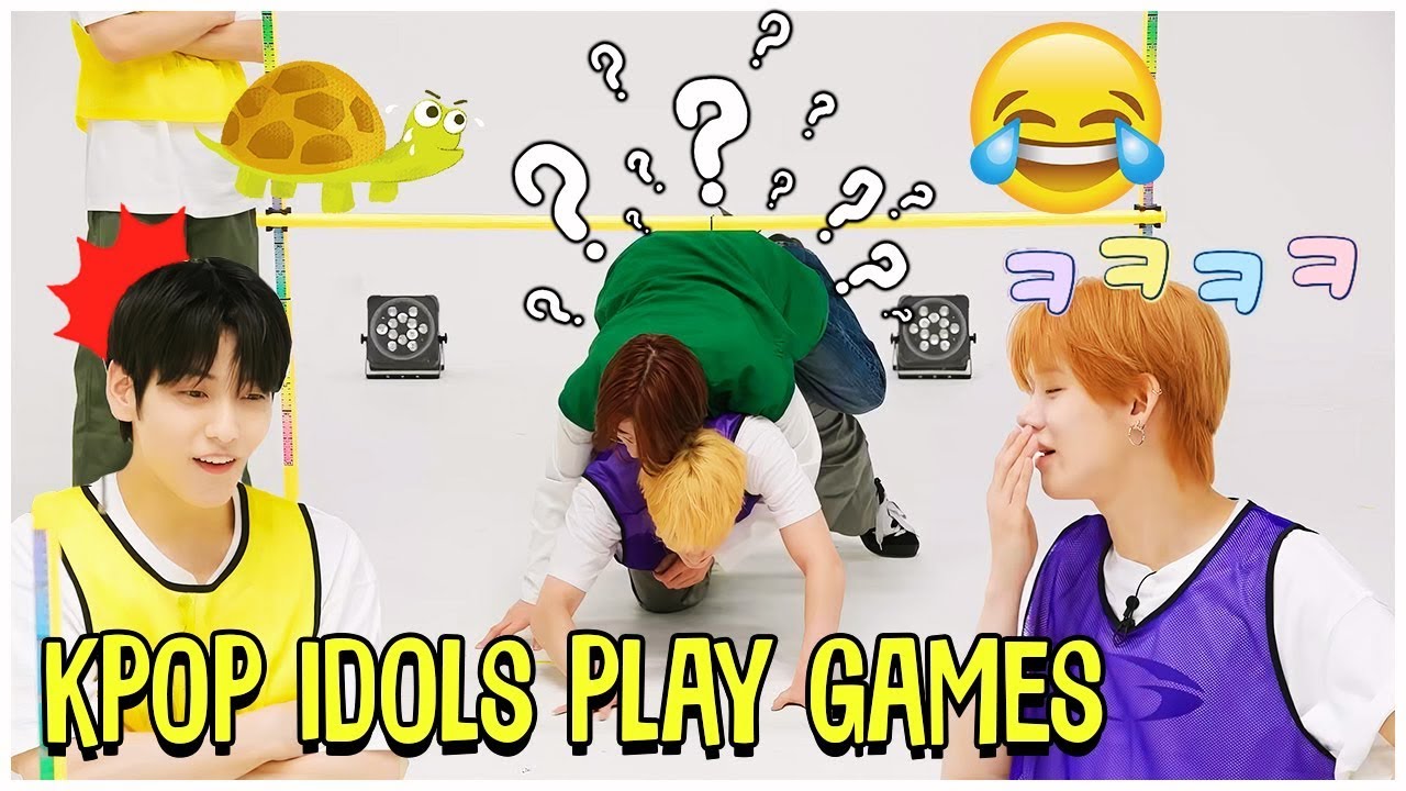 How Kpop Idols Play Games - Funny Moments