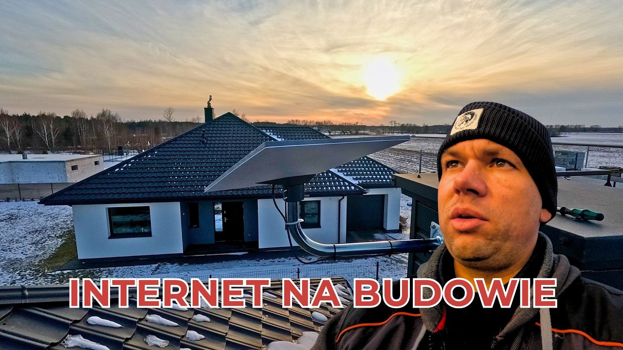 Internet do kamer na budowie? 📡 Montaż Starlink pod monitoring (Radzymin, Wołomin, Wyszk&oacute;w)