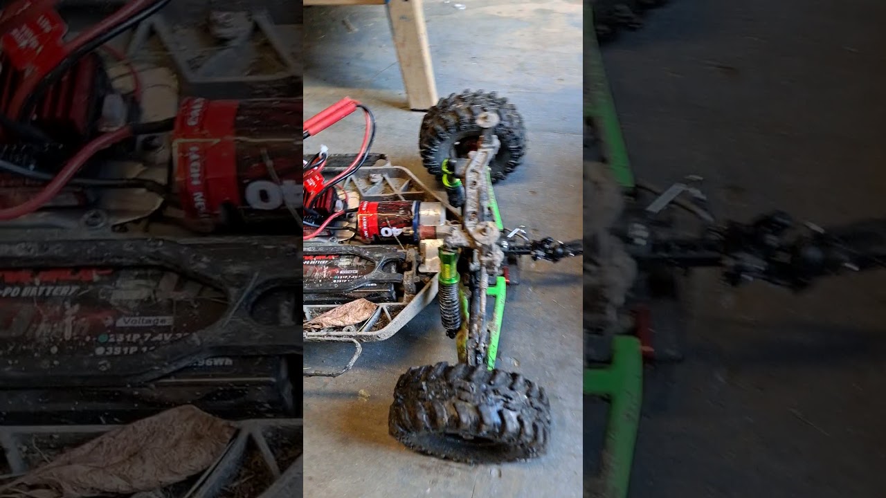 SLASH 4X4 VXL BEGINNING OF TRANSFORMATION INTO A CRAWLER