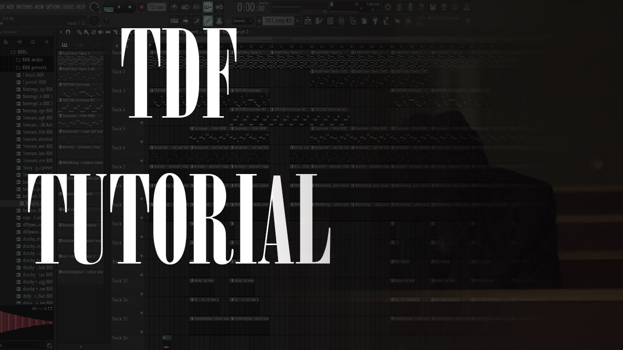 tdf tutorial (okaymar, thr33, fun type tdf beats)