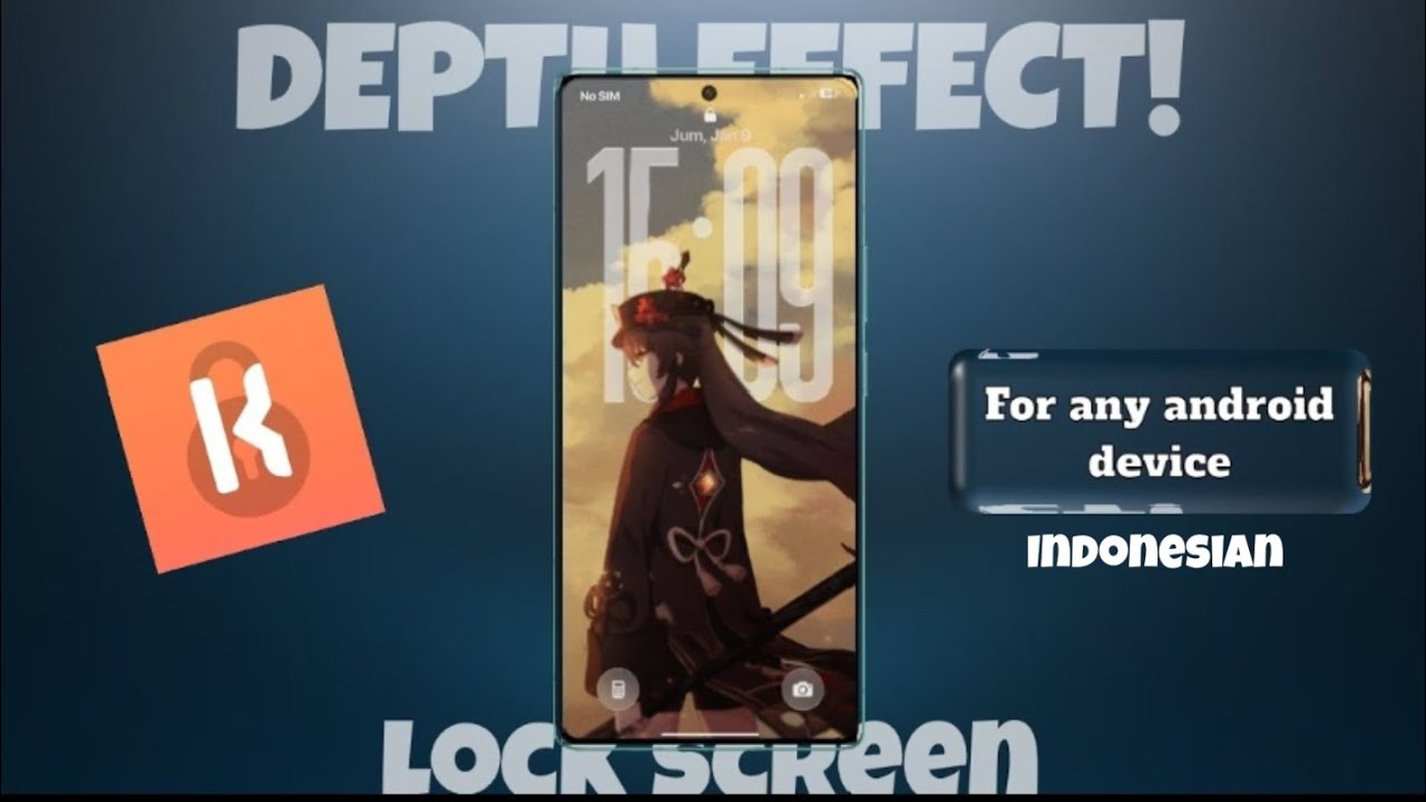 Cara aktifkan Depth effect di layar kunci untuk semua android 