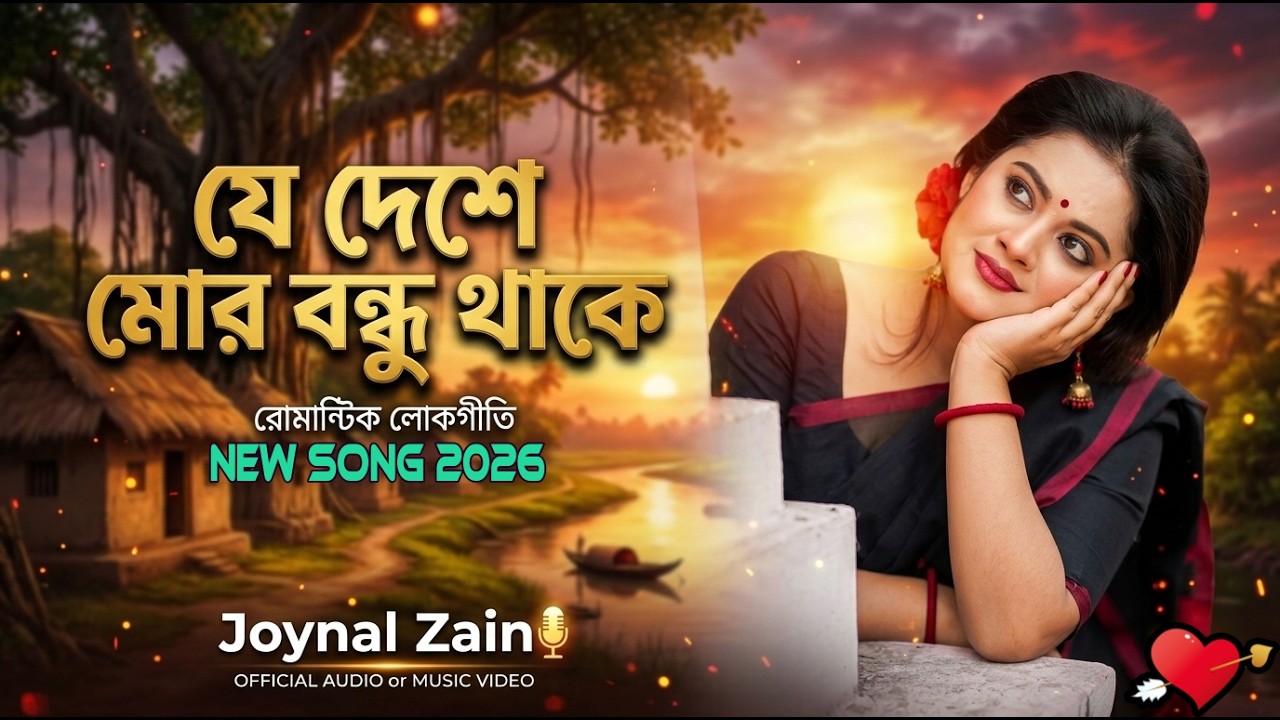 🔥যে দেশে মোর বন্ধু থাকে 😭Joynal Zain🔥 Official Video