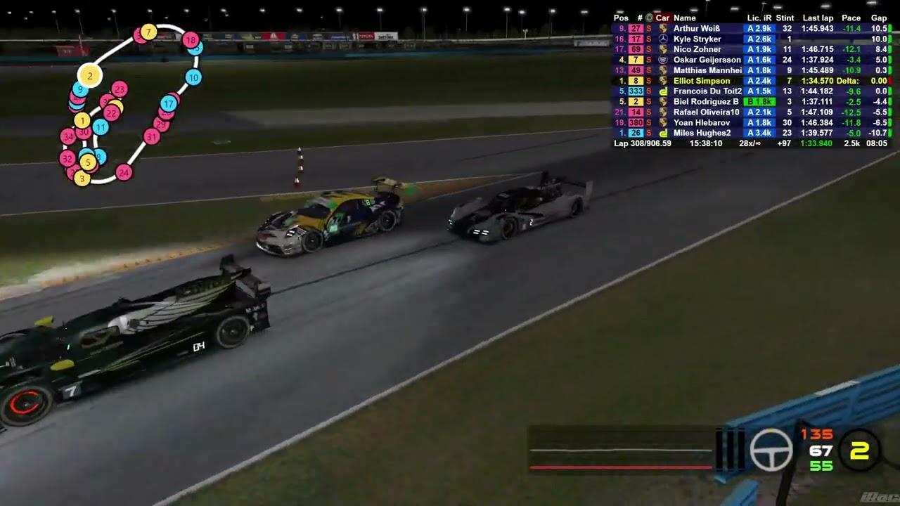 iRacing VR: 2026 24 Hours of Daytona - Saturday 07:00 GMT - Second 8 Hours
