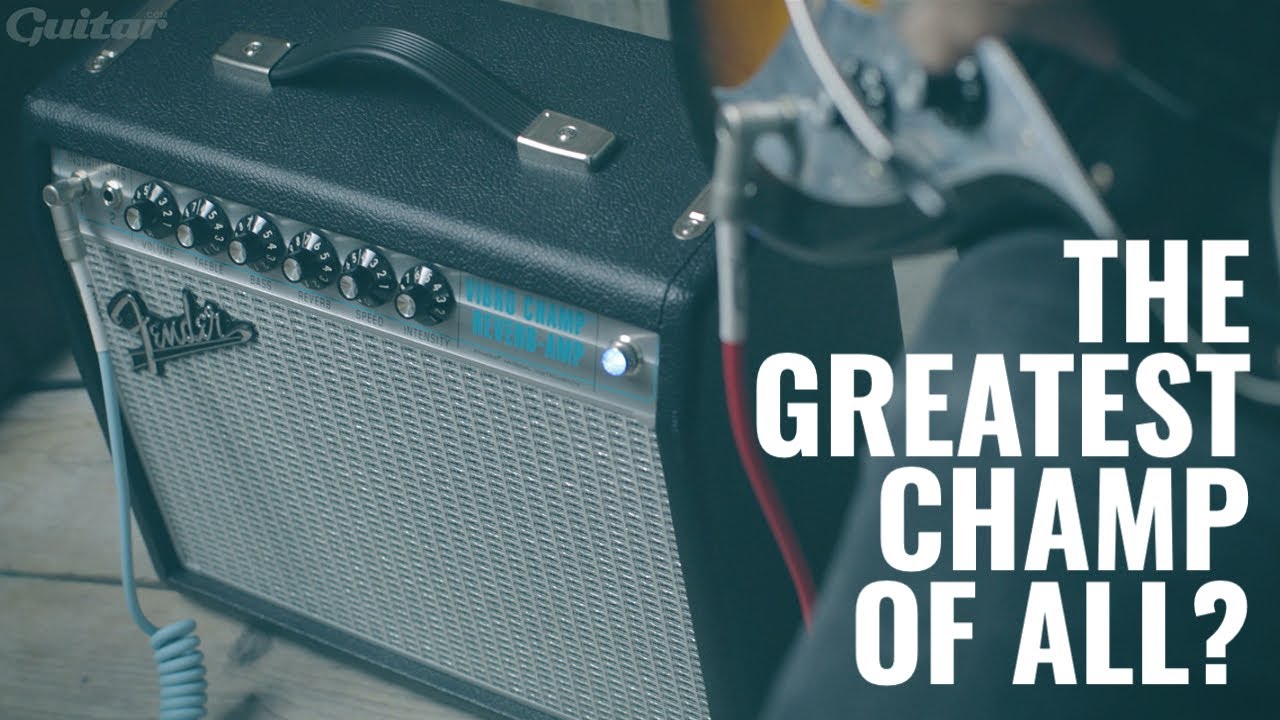 Демонстрация и звуки усилителя Fender '68 Custom Vibro Champ Reverb | Guitar.com