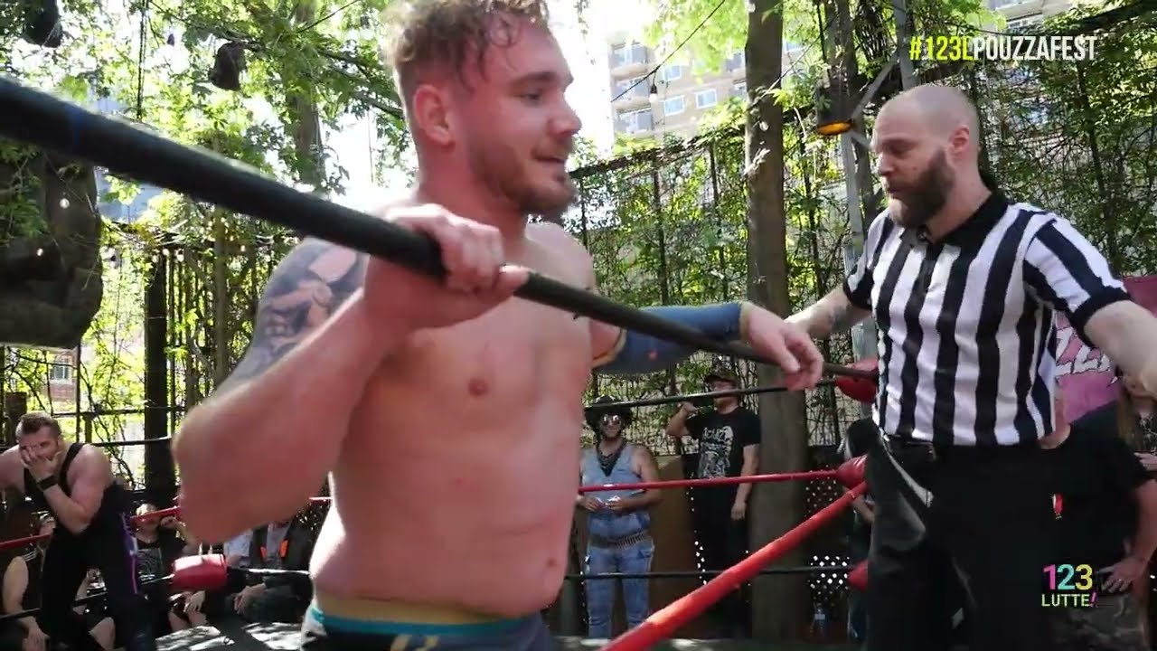 123 Lutte Grand Champion Jt Producer w/10K Melanie Havok vs Keven Gray - 123 Lutte! Pouzza Wrestling