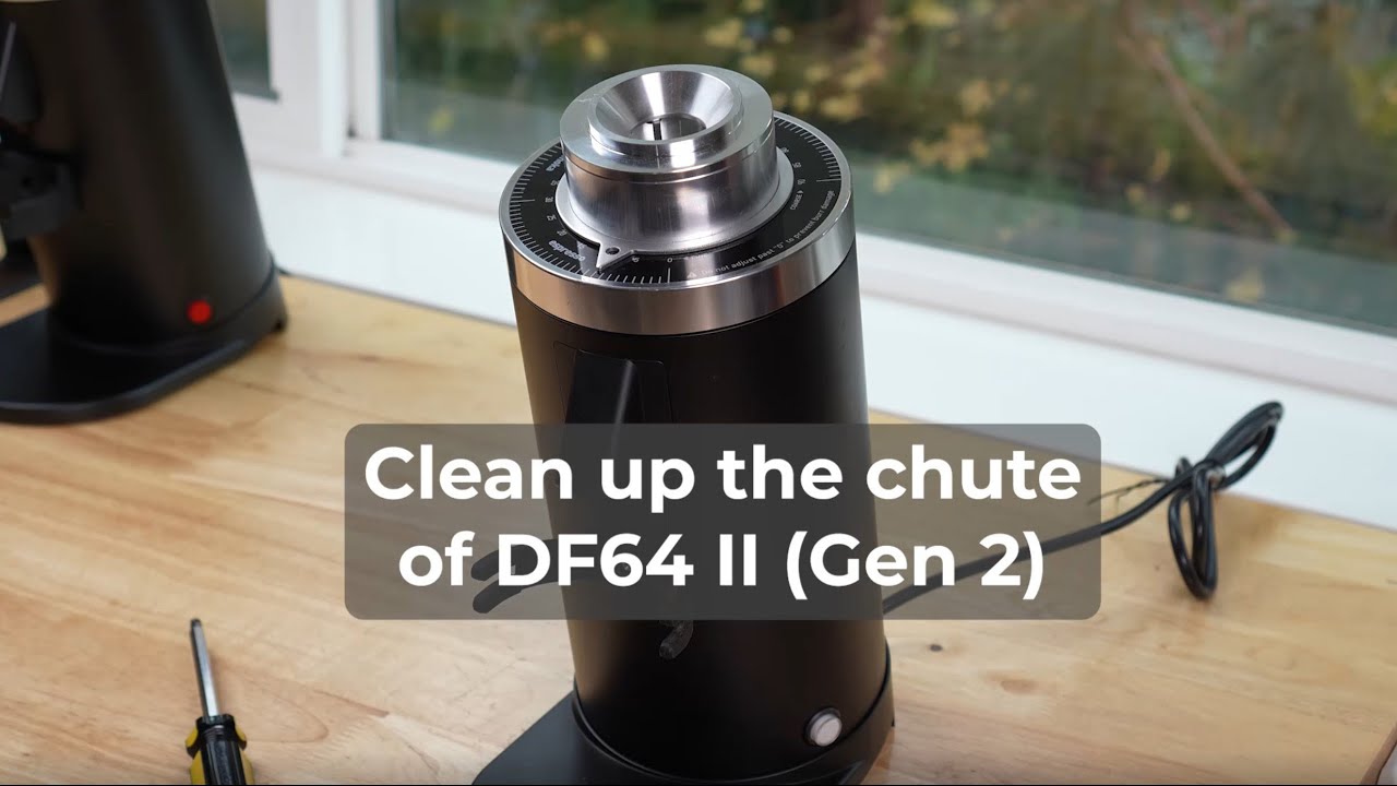 Очистите выходной желоб DF64 II (gen 2)