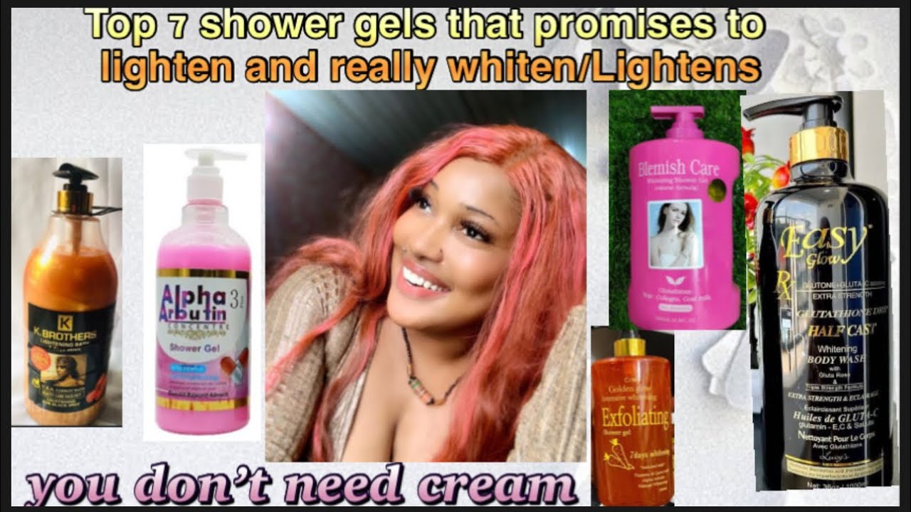 Whitening & lightening shower gels