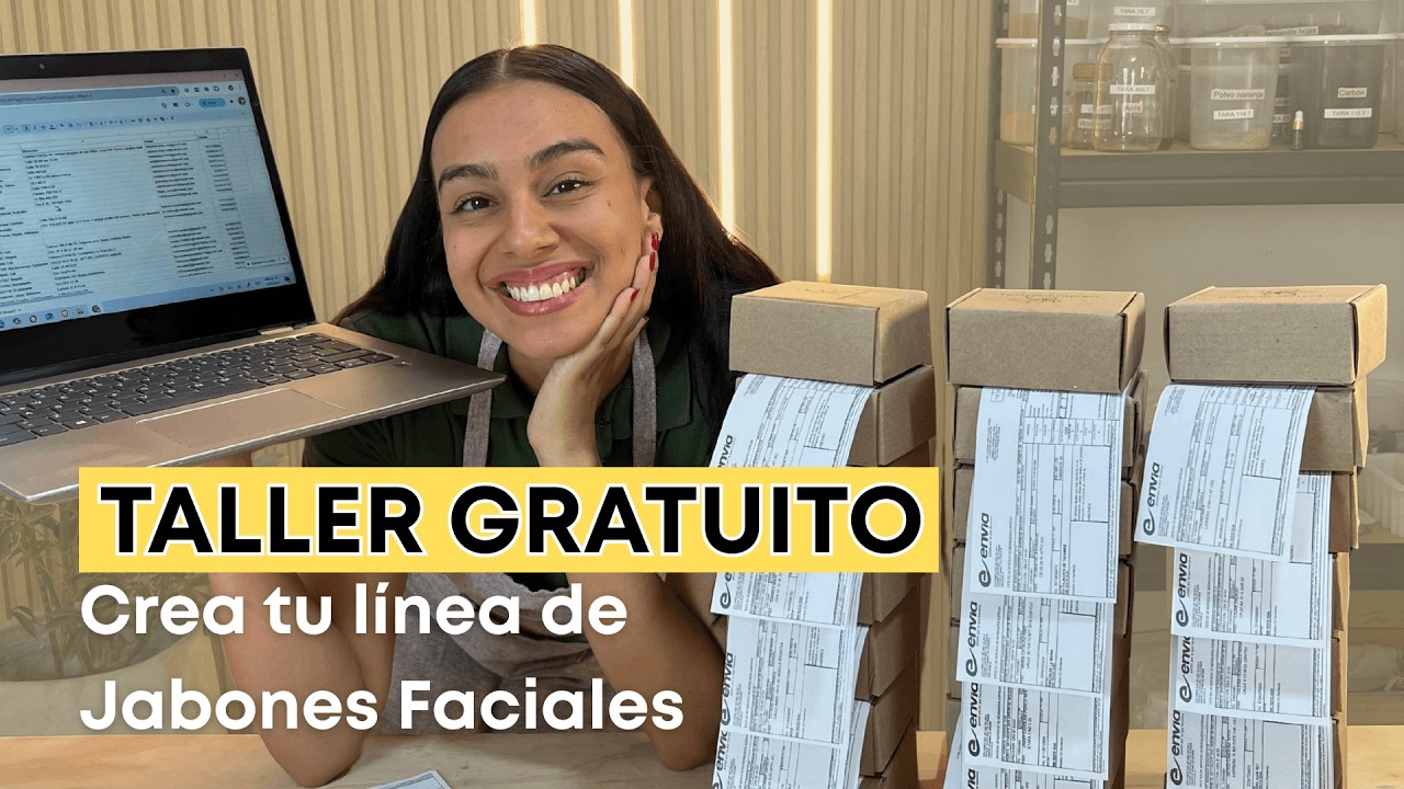 🎁 Taller Gratuito: Crea tu Línea de Jabones Faciales desde Cero