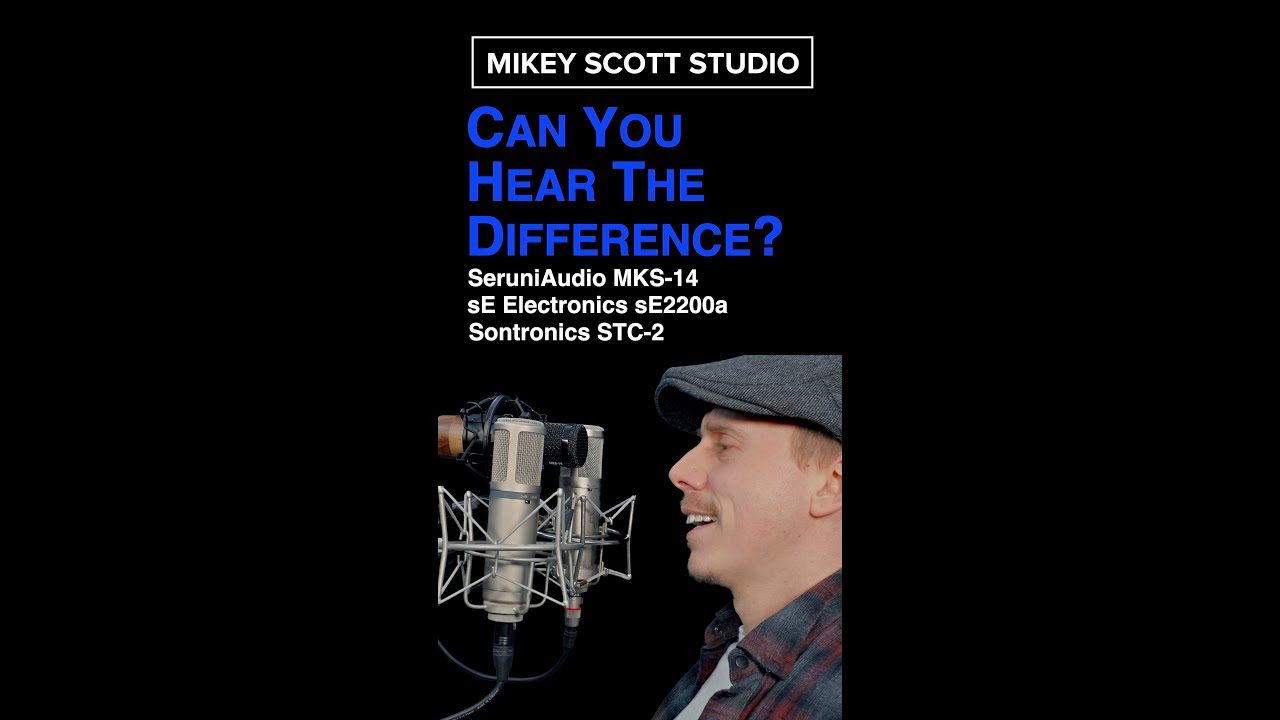 Vocal Mic Shootout: SeruniAudio MKS-14 vs sE2200a vs Sontronics STC-2 | Can You Hear The Difference?