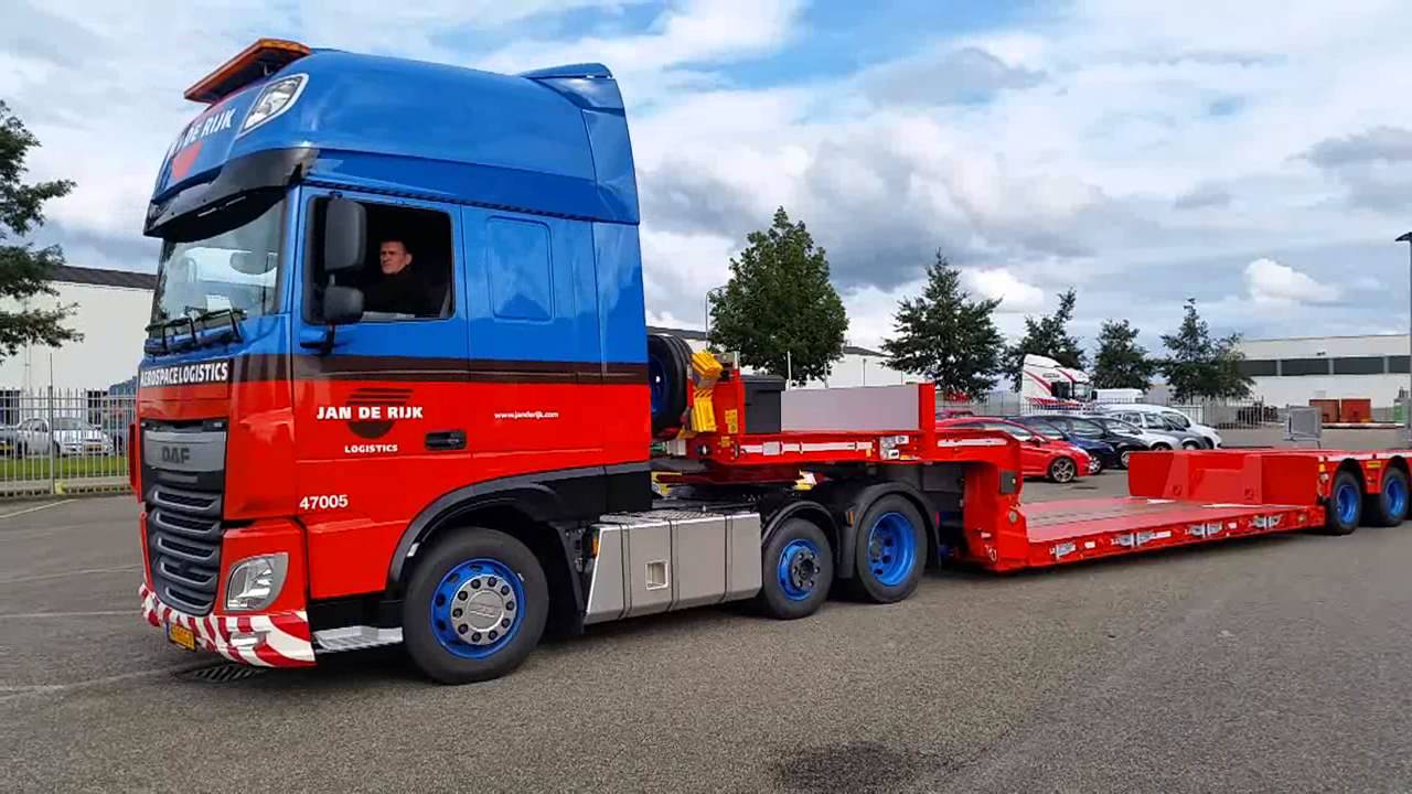 Faymonville MegaMAX dieplader voor Jan de Rijk Aerospace Division
