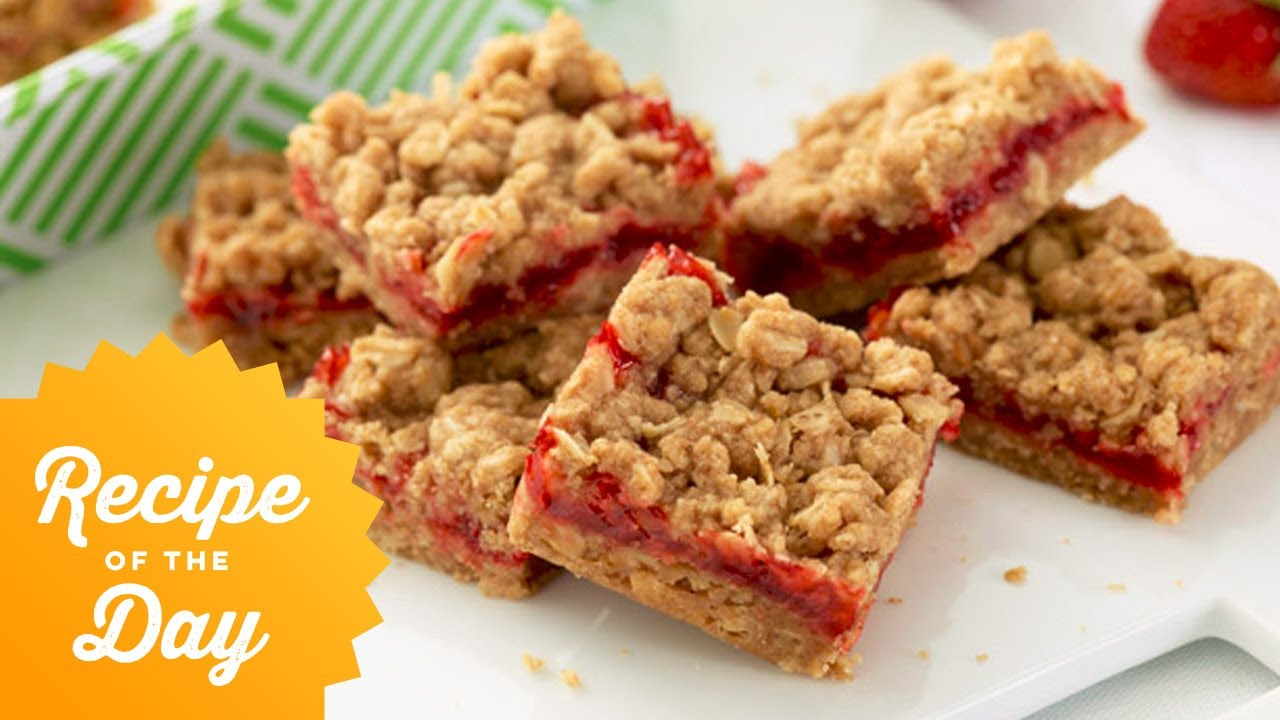 Recipe of the Day: Ree's Strawberry Oatmeal Bars | Food Network