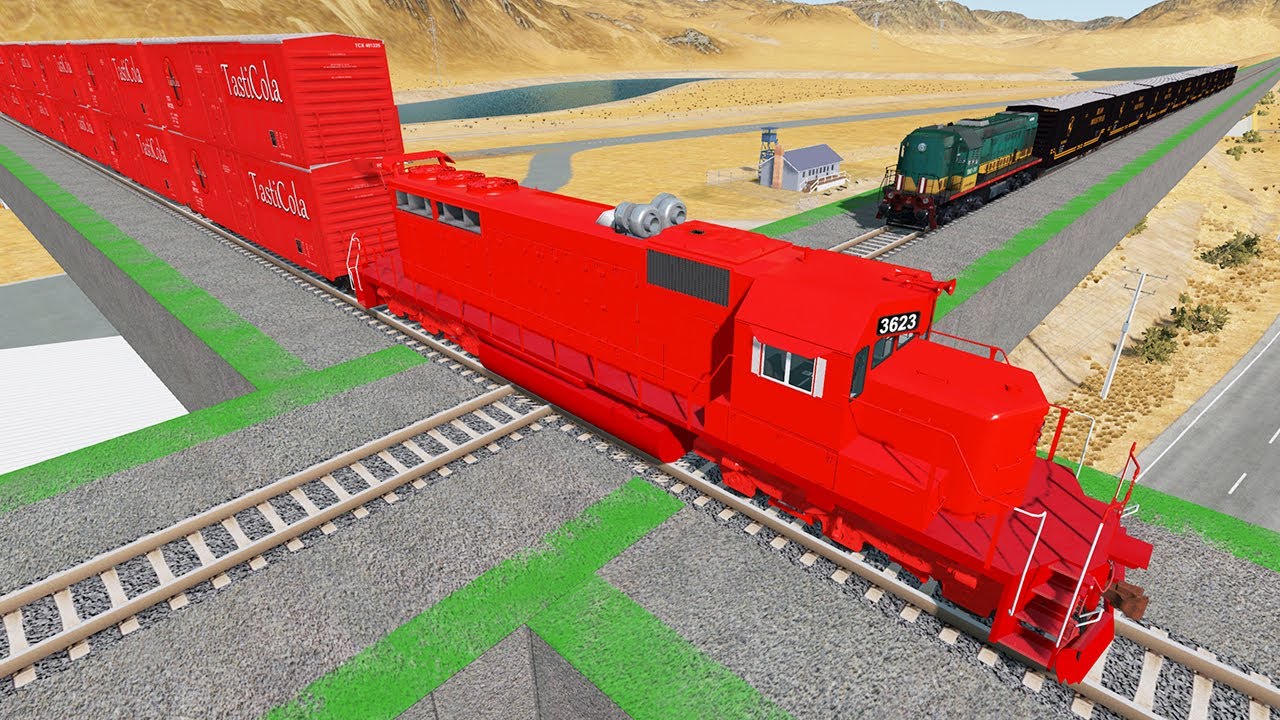 Tasti Cola Train Fails #8 | BeamNG Drive - DancingCars