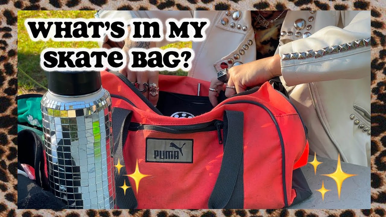 What's in my roller skate bag? The best things to bring with you when you are roller skating!